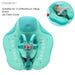 Baby Swimming Float Ring Swim Trainer Non-Inflatable Sunshade Kids Float Lying Swimming Pool Toys Bathtub for Accessories