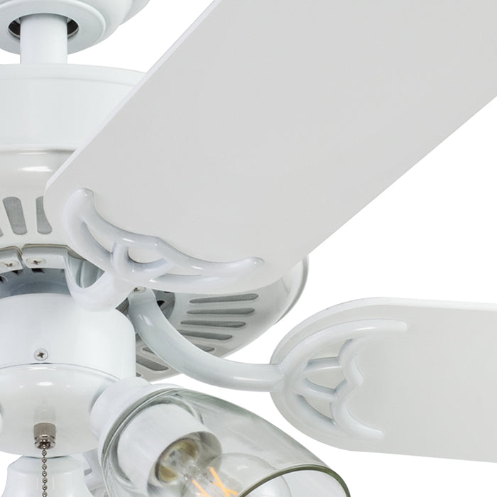 Better Homes & Gardens 52" 5 Blade White Ceiling Fan with 3 Lights