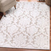 My Texas House Charlotte, Transitional, Damask, Woven Area Rug, 5'2" X 7'6"