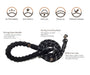 5 FT Strong Dog Leash with Padded Handle and Highly Reflective Threads Nylon Dog Leashes for Medium and Large Dogs