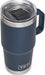 Rambler 20 Oz Travel Mug, Stainless Steel, Vacuum Insulated with Stronghold Lid, Black