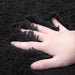 Clearance Household Supplies Solid Color 3 Piece Bathroom Rug Set Bathroom Toilet Carpet Anti-Slip Mat Solid Color Bathroom Toilet Floor Mat