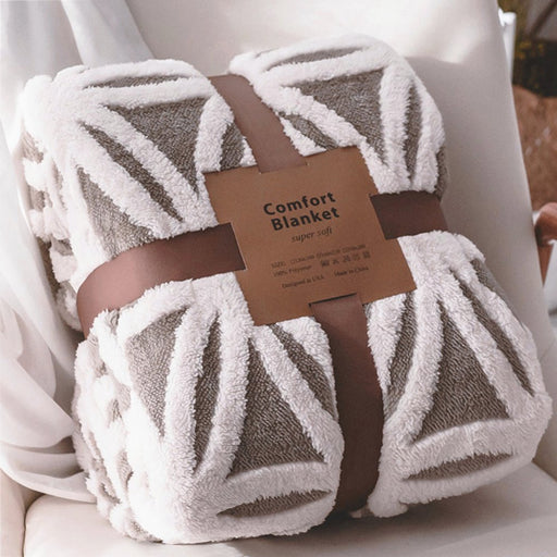 Sherpa Fleece Blanket Fuzzy Soft Throw Blanket Dual Sided Blanket for Couch Sofa Bed(Grey,40"X50")