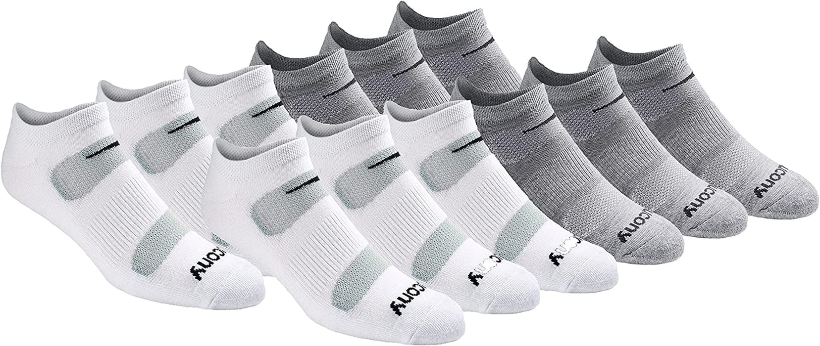 Men'S Multi-Pack Mesh Ventilating Comfort Fit Performance No-Show Socks