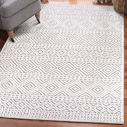 My Texas House Cheyenne, Contemporary, Geometric, Woven Area Rug, 5'2" X 7'6"
