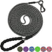 Heavy Duty Dog Leash, 30FT Reflective Dog Leash with Swivel Lockable Hook and Comfortable Padded Handle, Puppy Leash for Walking, Hunting, Camping, Backyard for Small Medium and Large Dogs
