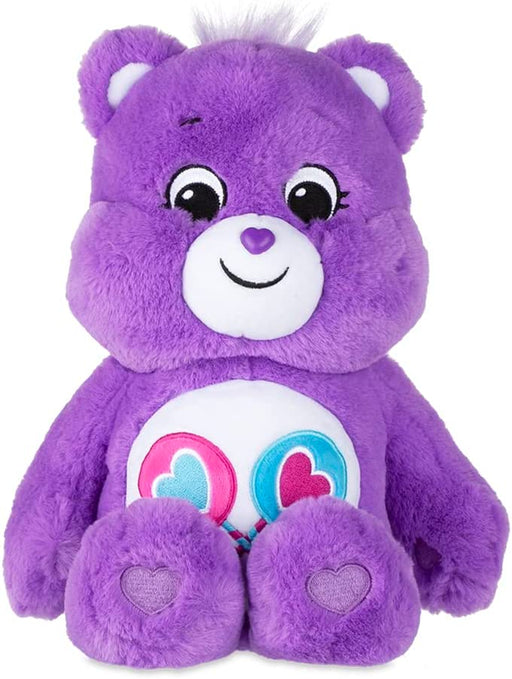 Care Bears Share Bear Stuffed Animal, 14 Inches , Purple