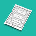 THEATRE NERDS COLORING PAGES by  | Hand-Drawn Illustrations - Printed on Matte Card Stock (8.5" X 11") - Set of 4 Individual Pages