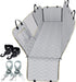 Dog Car Seat Covers for Back Seat Waterproof with Mesh Visual Window Durable Scratchproof Nonslip Dog Car Hammock with Universal Size Fits for Cars, Trucks & Suvs