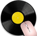 Round Mouse Pad,Black Cat Non-Slip Rubber Circular Mouse Pads Customized Designed for Home and Office,7.9 X 7.9Inch