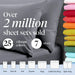 6 PC Sheet Set Bamboo Sheets Deep Pockets 18" Eco Friendly Wrinkle Free Sheets Machine Washable Hotel Bedding Silky Soft - Light Grey Queen