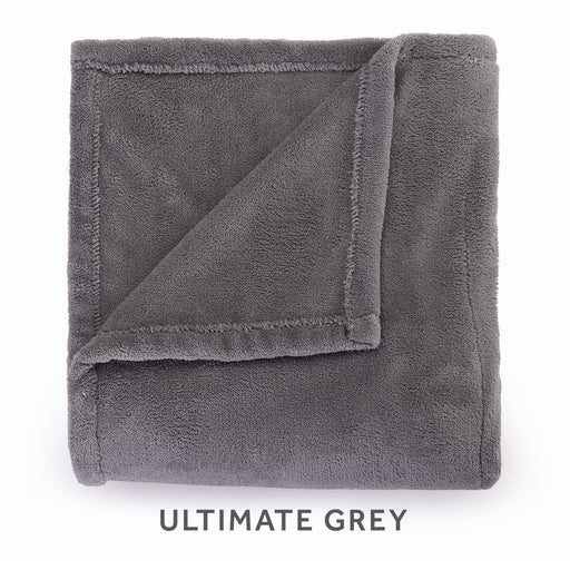 Sunbeam Heated Electric Blanket, Bedding, Queen, Microplush, Ultimate Grey