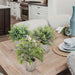 3 Pack Mini Potted Fake Plants Eucalyptus Rosemary Boxwood Artificial Plastic Plants for Bathroom Shelf Home Office Desk Table Decor Indoor