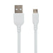Onn. Micro-Usb to USB Cable, 3 Ft, White