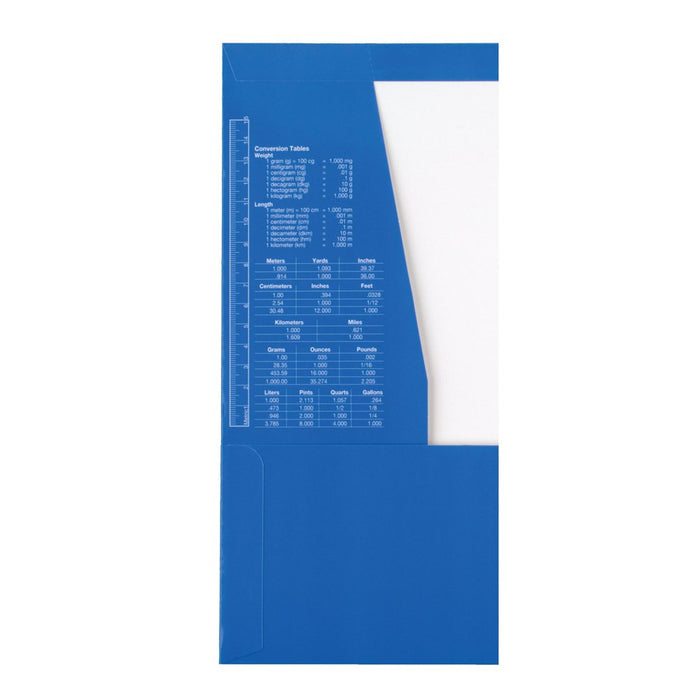 Five Star 4-Pocket Paper Folder, Cobalt Blue (33459)