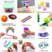 24 Pack Bundle Sensory Fidget Toys Set-Liquid Motion Timer/Grape Ball/Mochi Squishy/Stretchy String/Flippy Chain/Easter Egg/Marble Mesh/Squeeze Bean/Cube for Autistic Kids ADHD Anti-Stress Toy