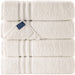 Bath Towels 4 Piece Set Sea Salt Soft Fluffy, Absorbent and Quick Dry Perfect for Daily Use