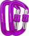 Hammock Carabiner Clip,12Kn 7075 Aluminium Alloy Carabiners,Heavy Duty Clips 2645Lbs/1200Kg,Perfect Gear for Hammocks Camping Hiking Keyring and Utility