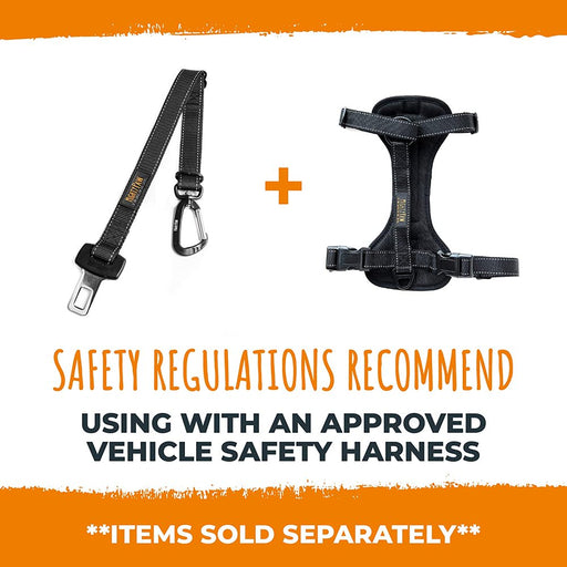 Dog Seat Belt, Pet Safety Belt, Created with Human Seatbelt Material. Keep Your Dog Safe in the Car