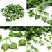 12 Pack Fake Vines for Room Decor with 100 LED String Light Artificial Ivy Garland Hanging Plants Faux Greenery Leaves Bedroom Aesthetic Decor for Home Garden Wall Wedding