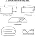 Bedsure Bed in a Bag Full Size 7-Piece Gray White Striped Bedding Comforter Sets All Season Bed Set, 2 Pillow Shams, Flat Sheet, Fitted Sheet and 2 Pillowcases