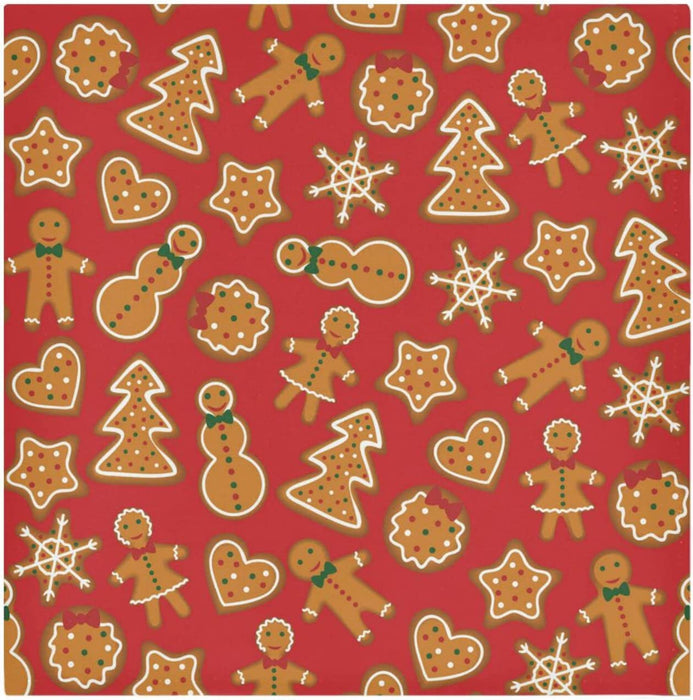Wusikd Snowflakes Buffalo Plaid Cloth Napkins Set of 6 Winter Christmas Dinner Napkins Solid Washable Reusable Polyester Table Napkins Oversized 20"X20" with Hemmed Edges for Home Weeding Decoration