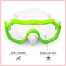 Dolfino South Clear and Green Swimming Sport Goggles