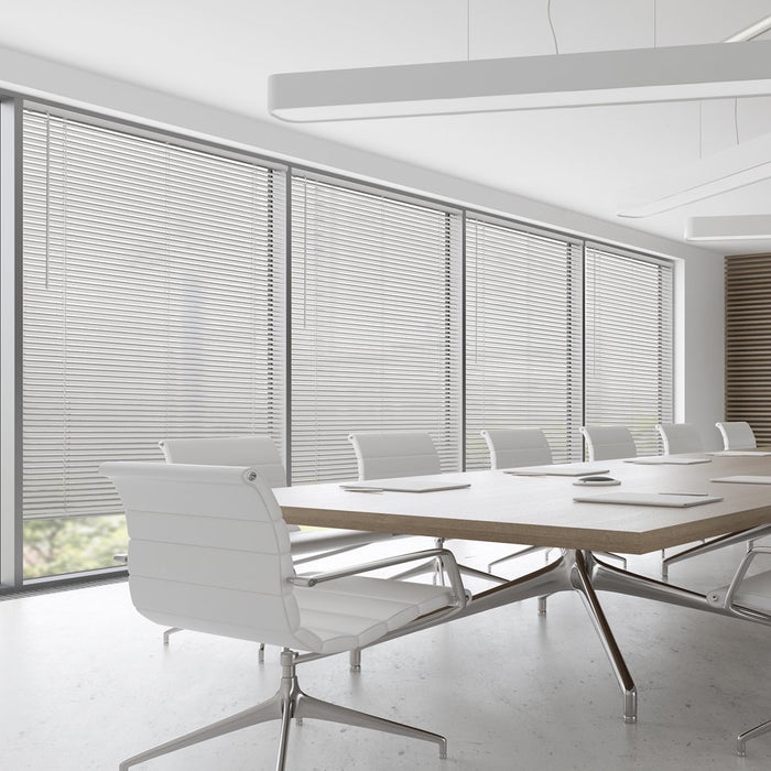 Cordless 1" Vinyl Mini Blinds Gloss Gray (Room Darkening) 16"W X 48"H