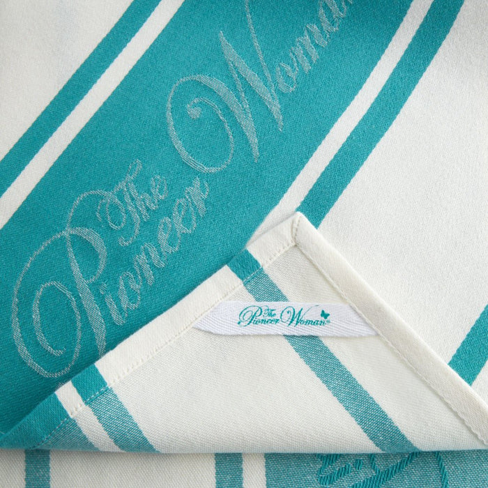 The Pioneer Woman Butterfly Kitchen Towel Set, Blue, 16"W X 28"L, 4 Piece