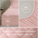 Queen Comforter Set with Sheets 7 Pieces Bed in a Bag Pink All Season Bedding Sets with Comforter, Pillow Shams, Flat Sheet, Fitted Sheet and Pillowcases