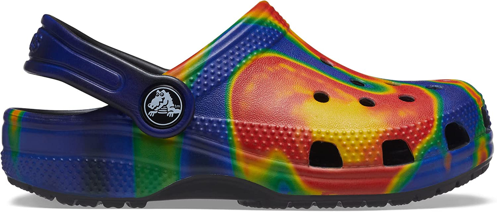 Unisex-Child Classic Tie Dye Clogs (Little Big Kid)