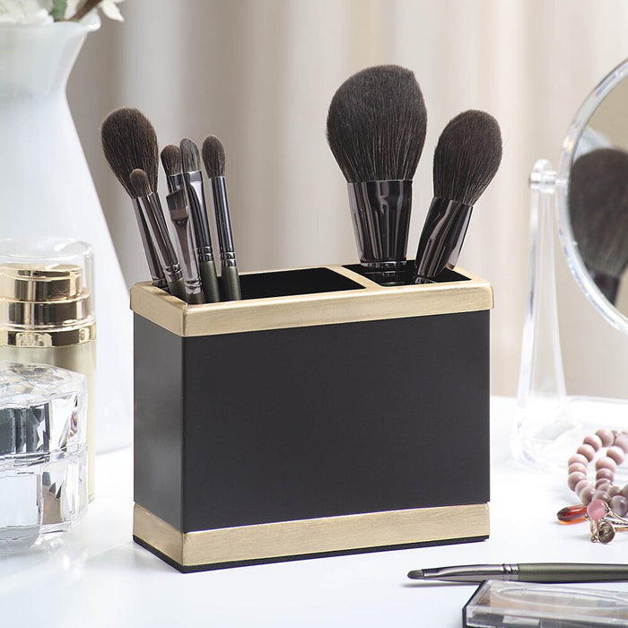 Better Homes & Gardens Two-Tone Metal Toothbrush Holder, Bronze