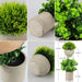 Artificial Hanging Plants with Plant Hanger, Small Fake Hanging Plants Potted Green Grass Eucalyptus Faux Greenery Topiary Shrubs for Home Office Bathroom Living Room Bedroom Aesthetic Decor, 2 Pack