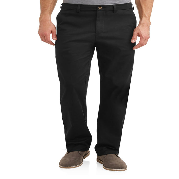 George Men'S and Big Men'S Premium Regular Fit Khaki Pant