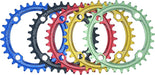 Elite round Oval Chainring 104Mm BCD 30T 32T 34T 36T 38T Narrow Wide Single Chainring for 8 9 10 11 12 Speed MTB XC Trail E-Bike Fat Bike Mountain Bike Bicycle