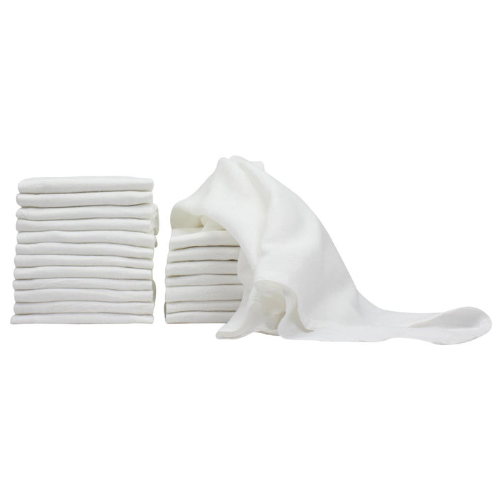 Mainstays 20 Pack, Flour Sack Kitchen Towel Set, White