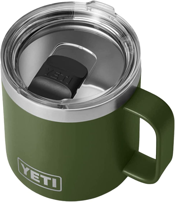 Rambler 14 Oz Mug, Vacuum Insulated, Stainless Steel with Magslider Lid, Stainless
