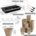 247 Pack Seed Starter Kit Including Peat Pots for Seedlings Seed Starter Tray with Plant Labels, Tool, Plastic Growing Trays Germination Tray Paper Seedling Cups for Indoor Outdoor Garden