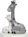 Jungle Friends White/Gray Giraffe Nursery Lamp with Shade & Bulb