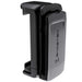 Universal Phone Holster with Swivel Belt Clip and Built-In Kickstand (Black)