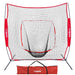 7 X 7' Baseball Softball Net Practice Hitting Pitching Batting & Catching W/ Bag