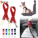 2 Pack Adjustable Pet Dog Cat Car Seat Belt Strap Safety Leads Seatbelt Harness for All Vehicle (Red)