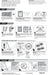 Large Picture Hanging Strips, Damage Free Hanging Picture Hangers, No Tools Wall Hanging Strips for Living Spaces, 4 White Adhesive Strip Pairs