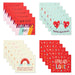 Valentine Cards for Kids Classroom, Spread Love Valentines (40-Count), 2.5" X 3.5"