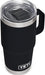 Rambler 20 Oz Travel Mug, Stainless Steel, Vacuum Insulated with Stronghold Lid, Black