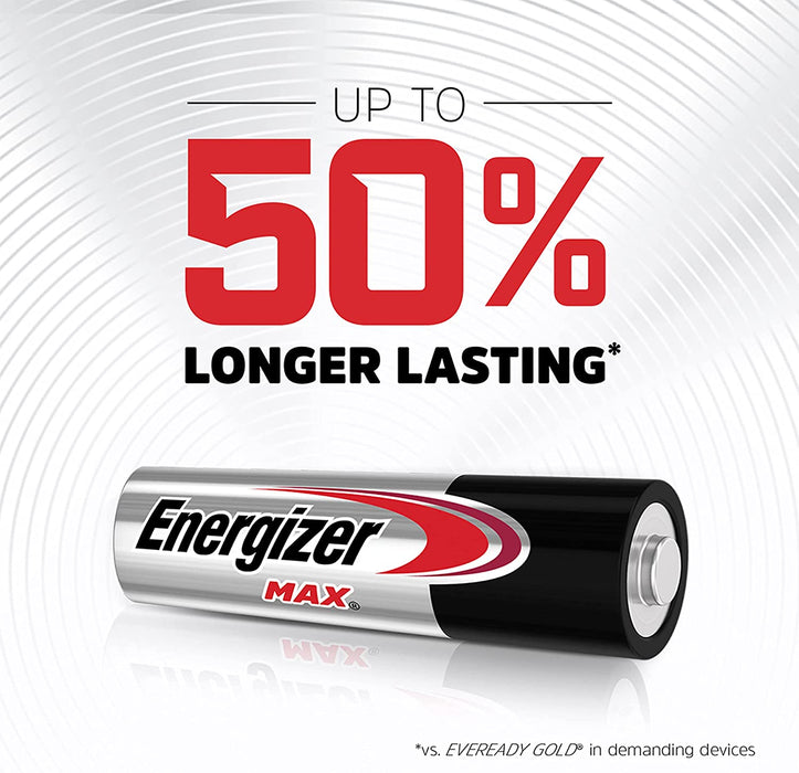 AA Batteries, Max Double a Battery Alkaline, 24 Count