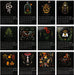 Dark Forest 2023 Lunar Colorful Wall Calendar
