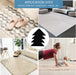8 PCS Rug Grippers Washable Reusable Rug Tape Carpet Holder for Hardwood Floors Tile Dual Sided Prevents Curl anti Rug Slip Pads Rug Stickers for Area Rugs Size 5.9×4.3×0.08 Inch Triangle