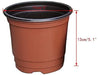 50 Pcs 6" Plastic Plants Nursery Seedlings Pot/Pots Flower Plant Container Seed Starting Pots