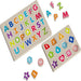 Learn Abcs and 123S Chunky Wood Puzzle, for Families and Kids Ages 3 and Up